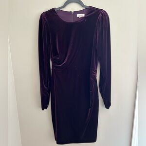 Calvin Klein velvet dress